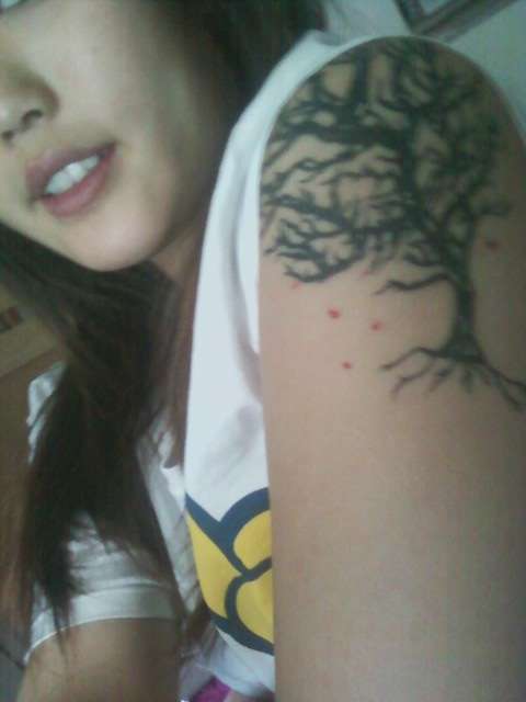 lovely tree tattoo