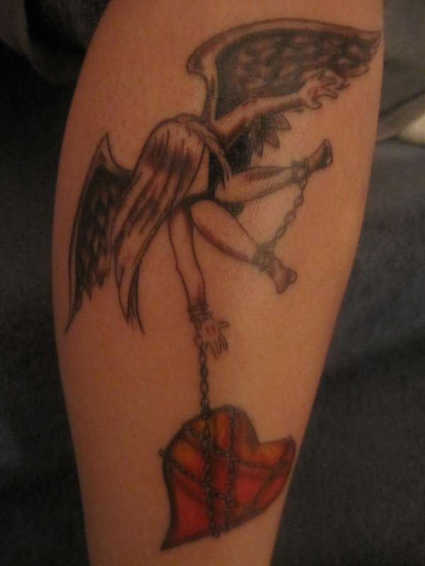 p's ANGEL tattoo