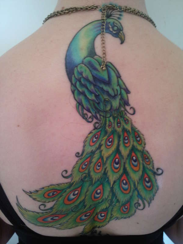 Beautiful Peacock tattoo