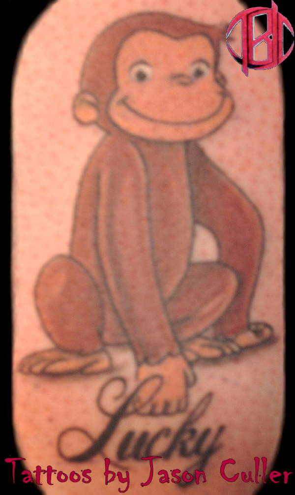 Curious George tattoo