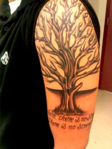 Finished Tree2 tattoo