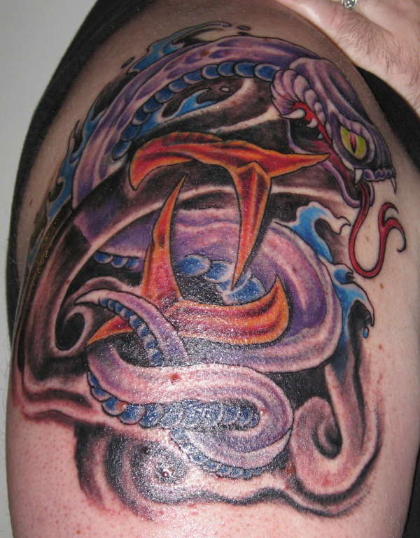 Gemini Snake tattoo
