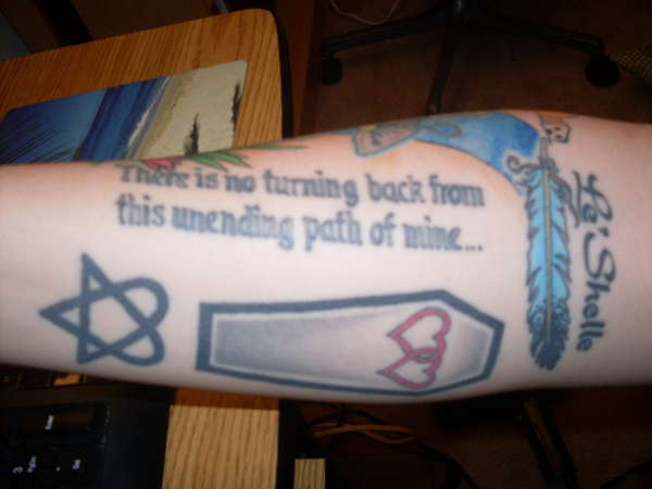 Heartagram/lyrics/name tattoo