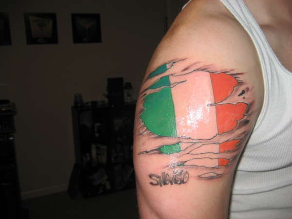 Irish Flag Tattoo tattoo