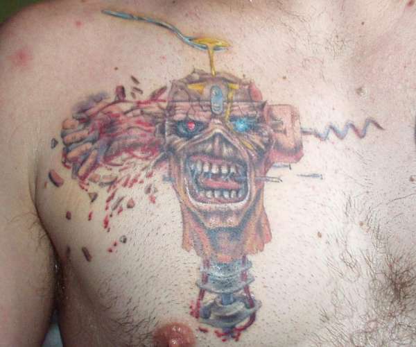 Iron Maiden Can I Play With Madness tattoo
