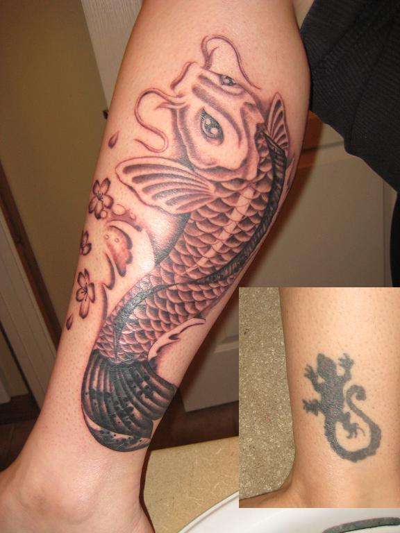Koi Cover tattoo