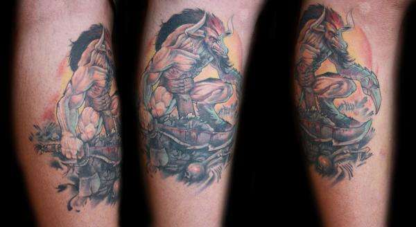 Minotaur tattoo