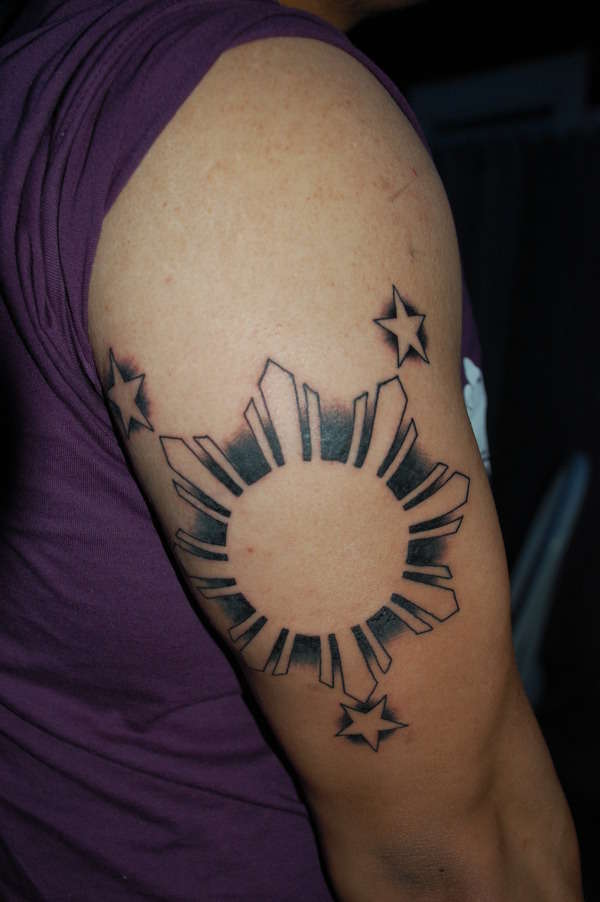 Filipino Sun And Flower Tattoo Best Flower Site