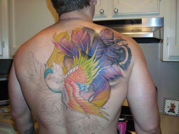 Phoenix cover up tattoo
