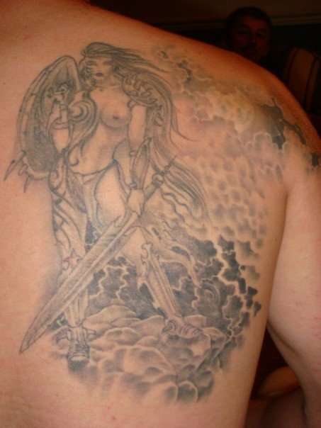 Rebecca & her Sword tattoo