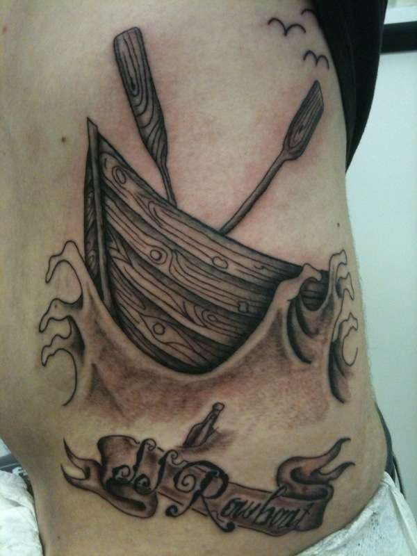 SS Rowboat tattoo