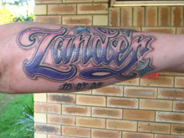 Zander. 18-07-08 tattoo