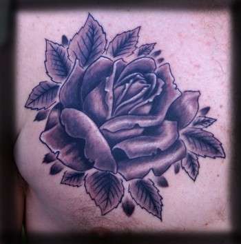 black rose tattoo