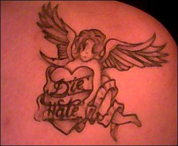die, hate tattoo
