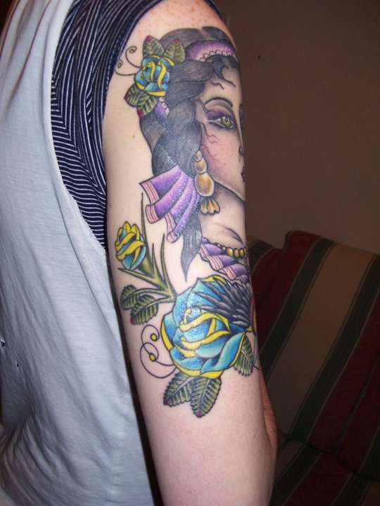 gypsey tattoo by gary stanley *2 (rose) tattoo