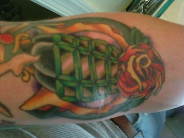 horseshoes and hand grenades tattoo