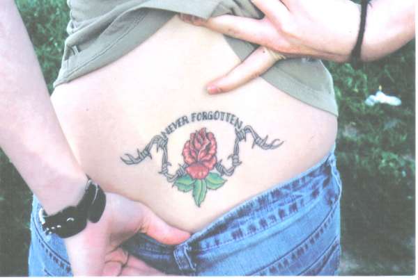 never forget tattoo
