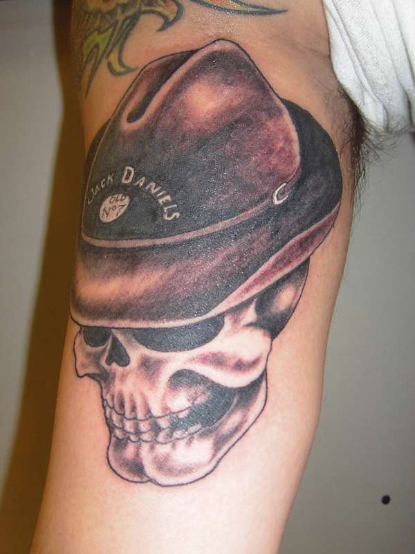 JD skull tattoo