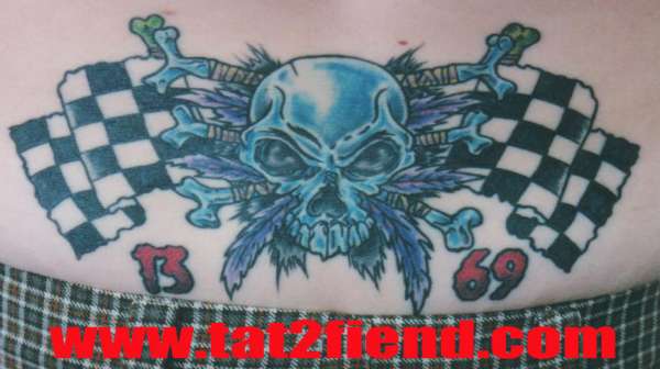 Zombie Skull tattoo