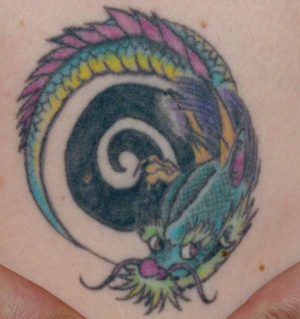 Spiral Dragon Tat tattoo