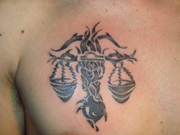 Libra Scales tattoo