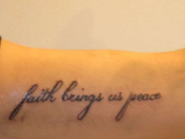just finished tattoo