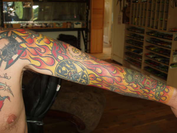 left sleeve tattoo
