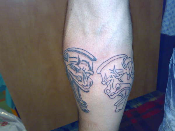 mask tattoo