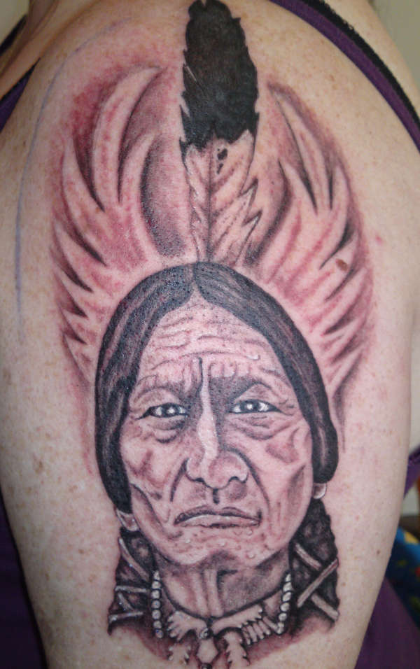 sitting bull tattoo