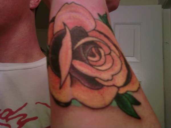 yellow rose for texas tattoo