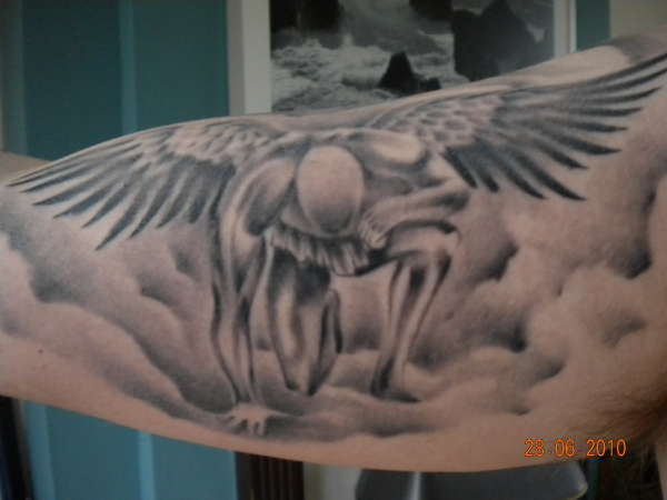 Angel tattoo