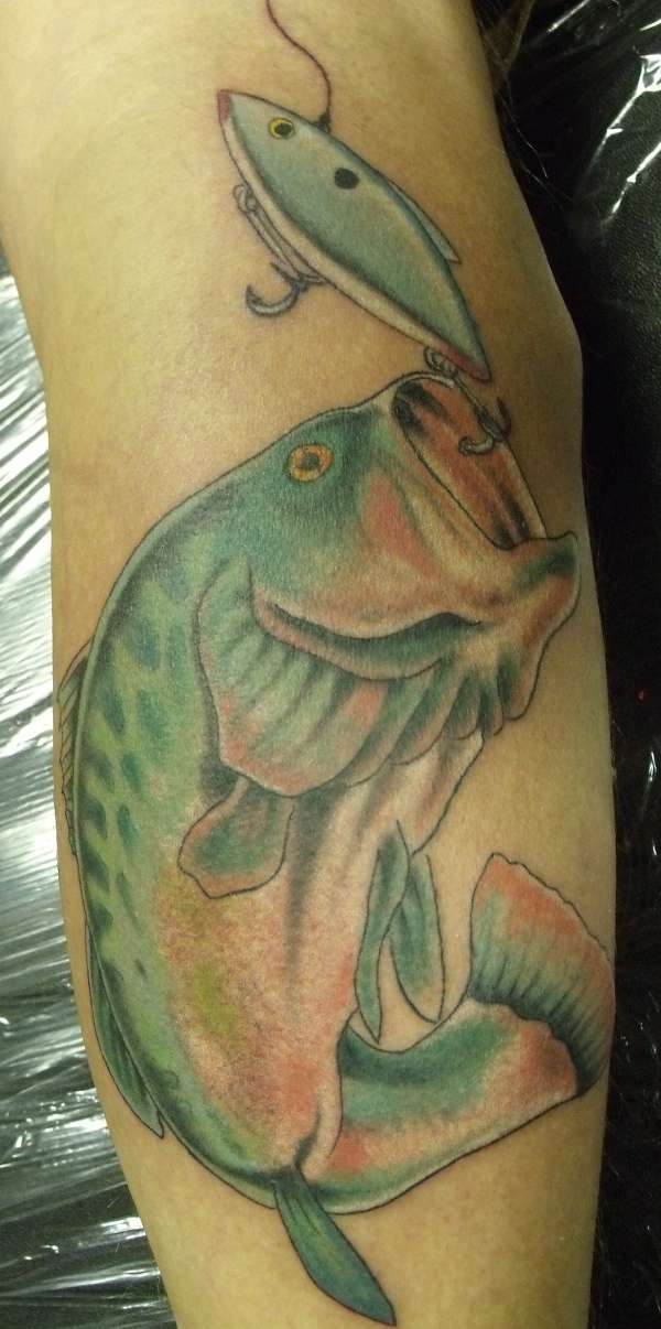 Bass with Rattle Trap tattoo