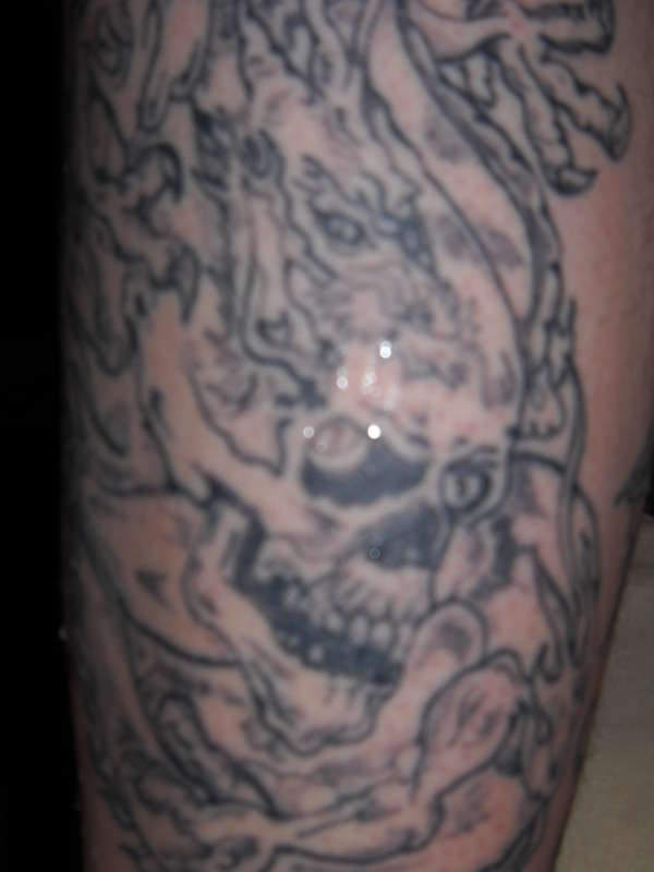 Dragon Skull tattoo