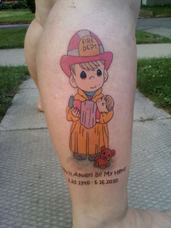In memory of my Grandfather tattoo