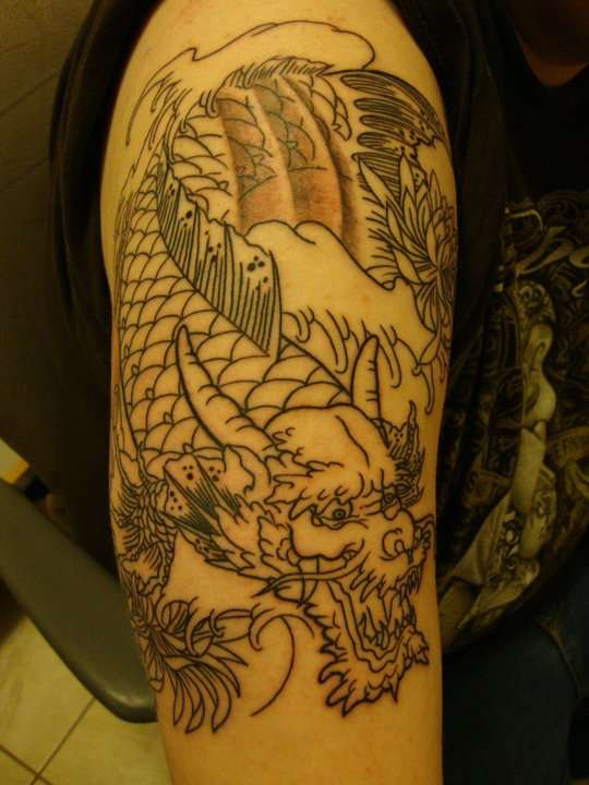 Koi/Dragon tattoo