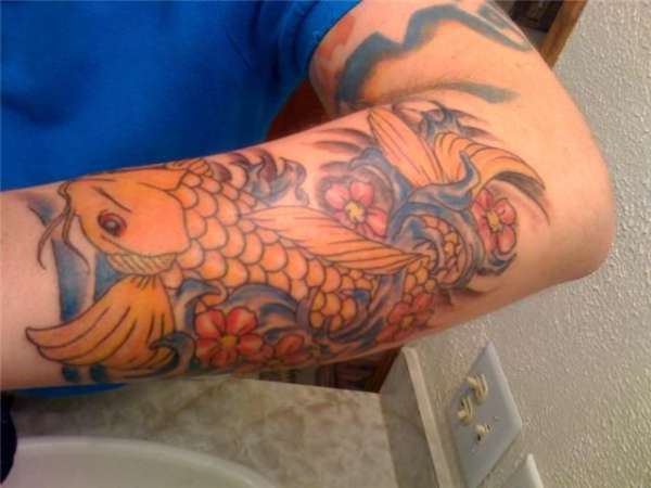 Koi In Water tattoo