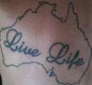 Live life tattoo