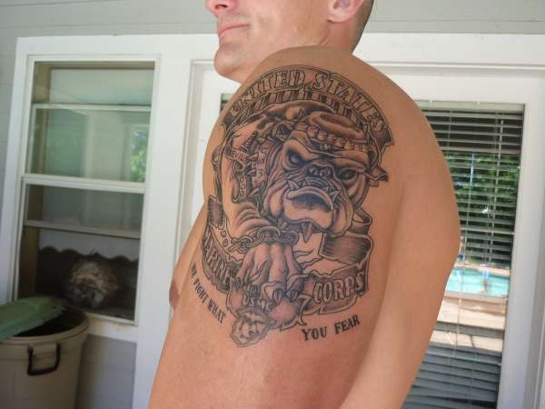 Marine Devildog! tattoo