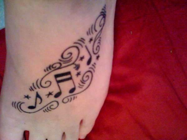 Music Notes tattoo