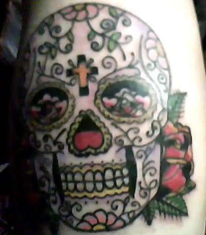 My 2nd Sugar Skull tattoo