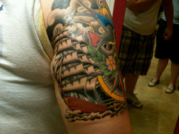 Ship tattoo