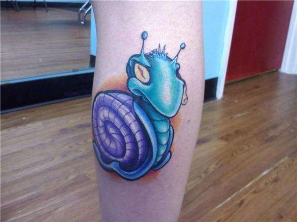 Snail by greg ross tattoo