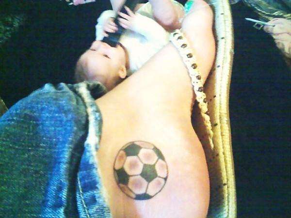 Soccer tattoo