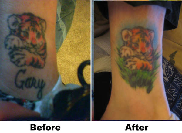 Tiger Coverup tattoo