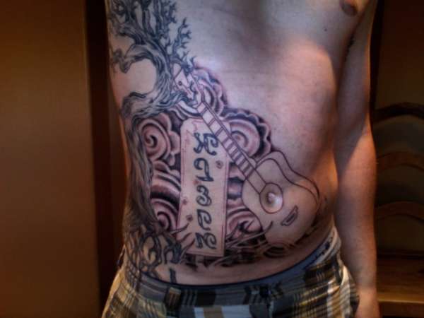 Updated tree of life, love, and happiness tattoo