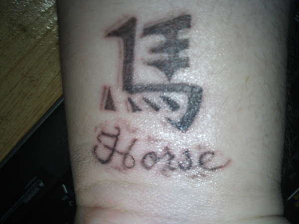 Year Of The Horse (1978) tattoo