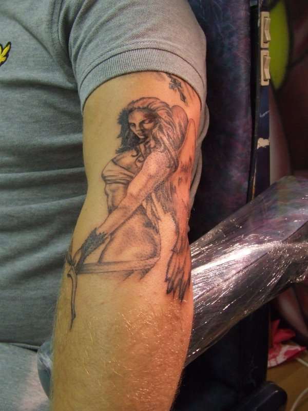 angel tattoo