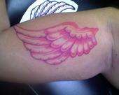 angel wing tattoo