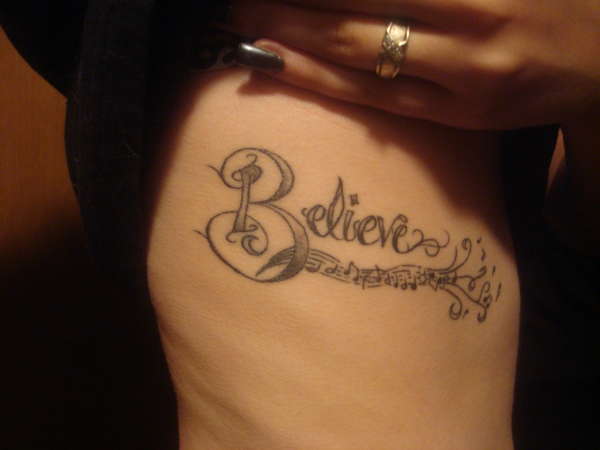 believe tattoo
