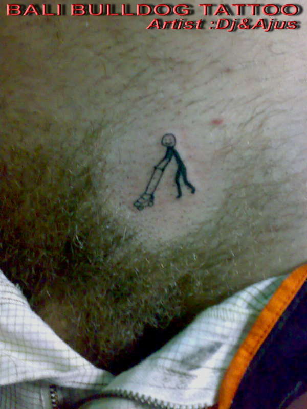 cute gardener tattoo